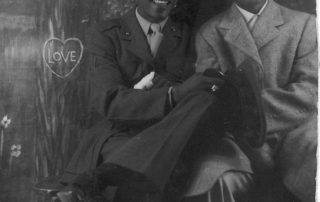 Historian Gay - vintage image of 2 gay men from the world war II era